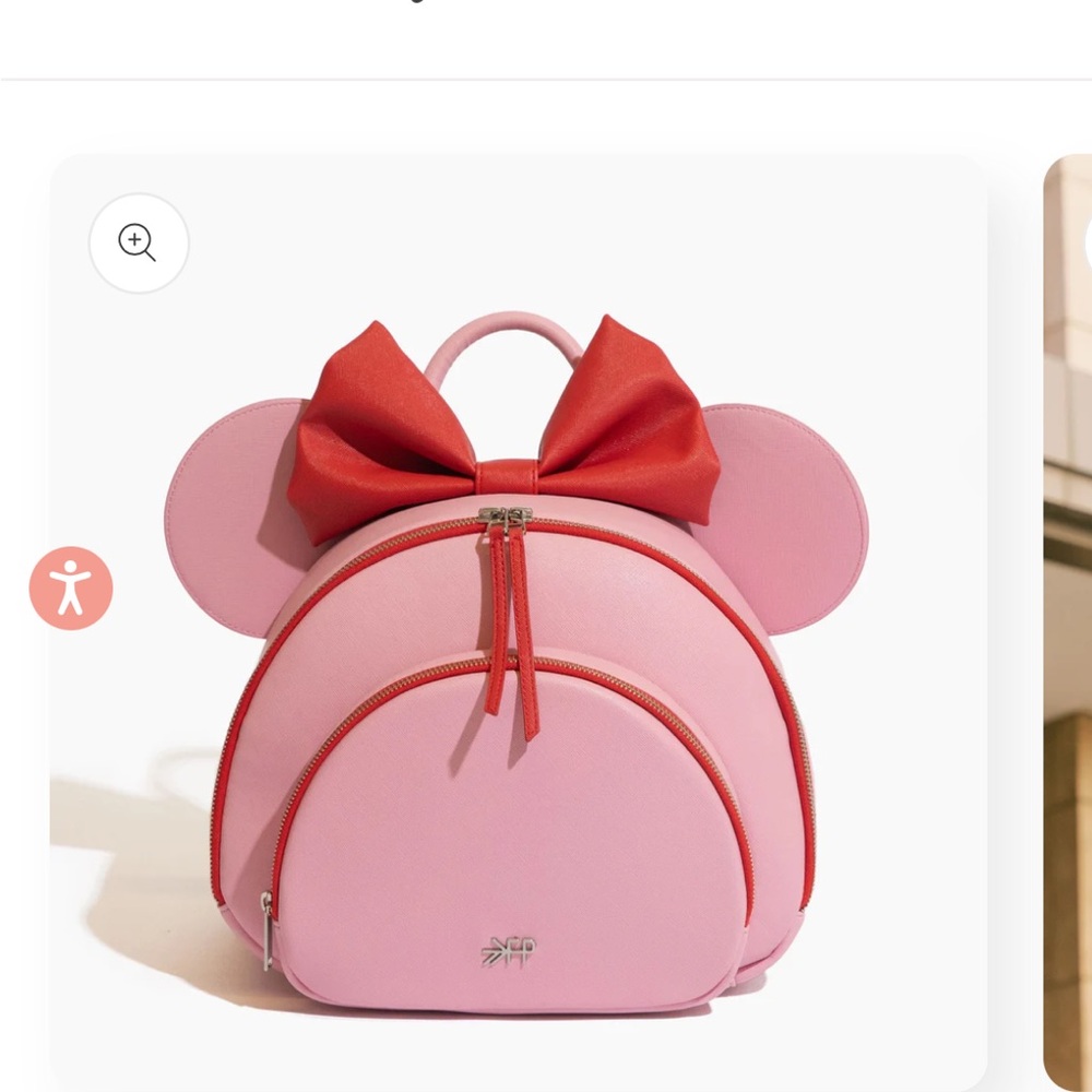 DISO!!!! Freshly Picked Disney Pink with Red Crossbody